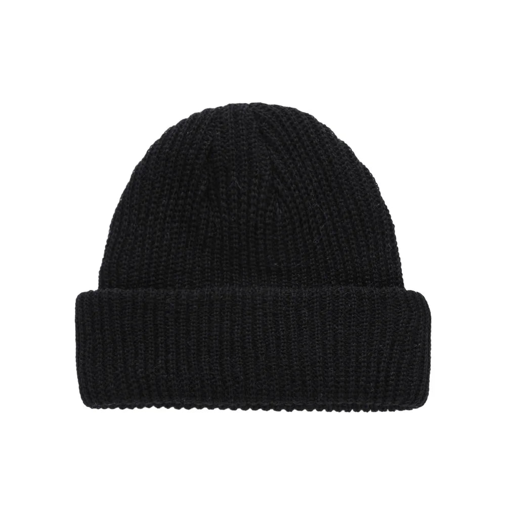 Baby Knitted Turban Hat for Boys Girls | Solid Color Winter Beanie detail view