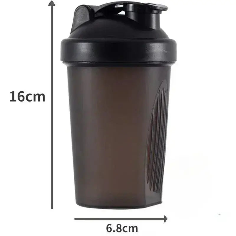 New 400ML Blender Shaker Bottle with Stainless Ball BPA Free Plastic Protein Shakes L alternate view