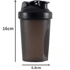 New 400ML Blender Shaker Bottle with Stainless Ball BPA Free Plastic Protein Shakes L alternate view