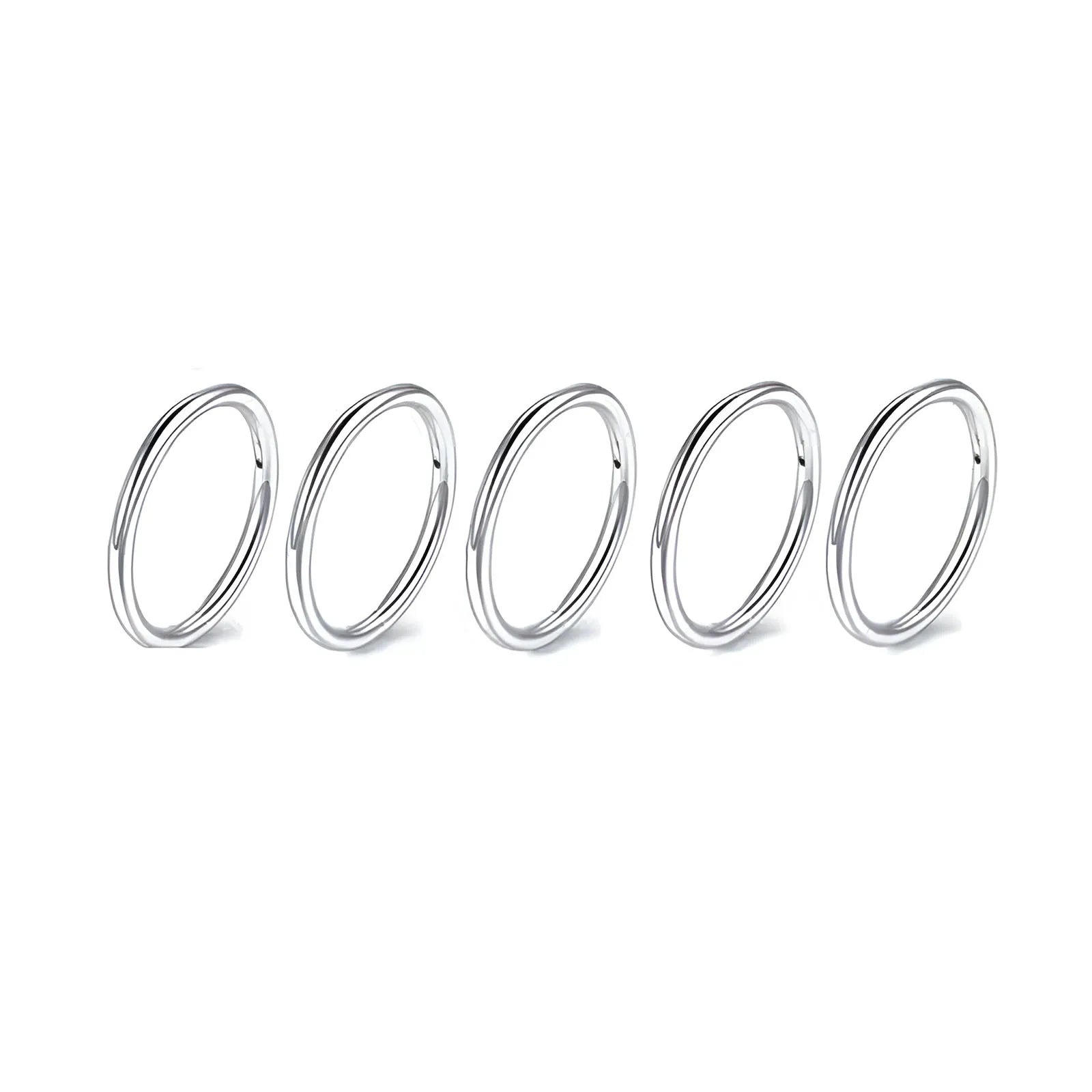 5/10Pcs 16G Nose Ring Hoop Stainless Steel Hinged Nose Rings Septum Clicker Tragus He alternate view