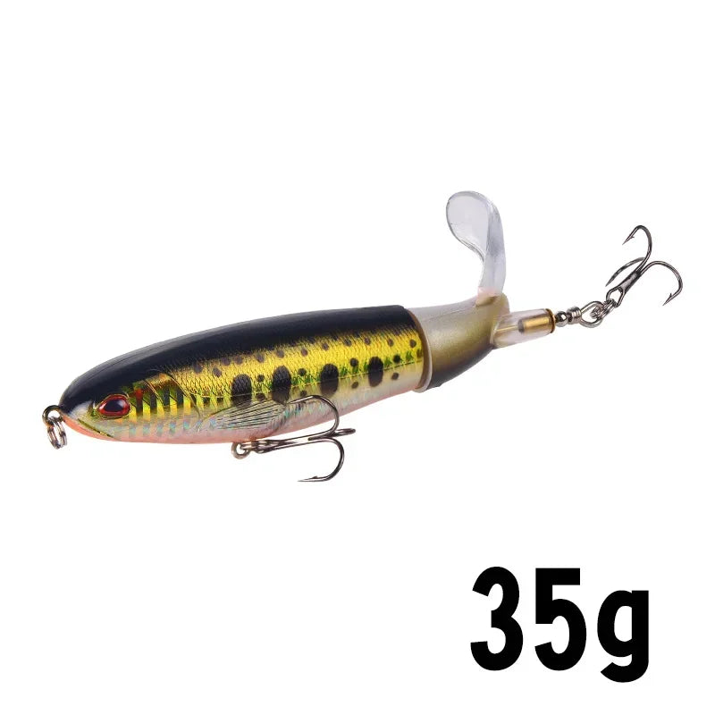 1 Pcs 10cm/14cm Topwater Fishing Lure Whopper Popper Artificial Bait Hard Plopper Sof alternate view