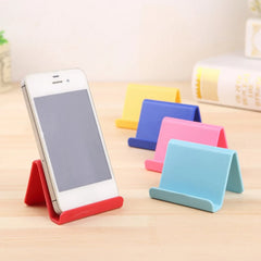 Lazy Bracket Mobile Phone Holder Table Desktop Stand Plastic Desk Mount Candy Color Mini Portable Ho
