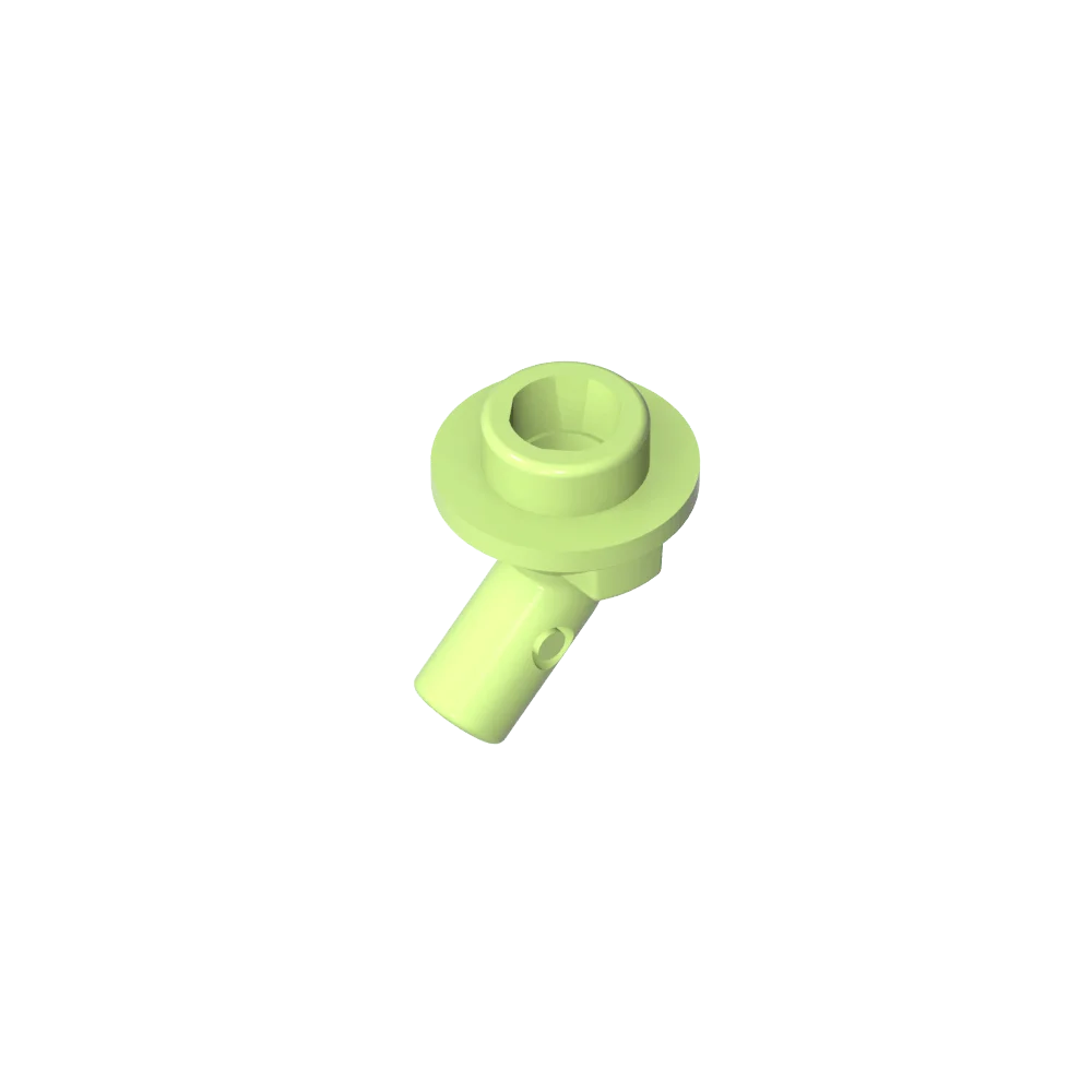 Gobricks GDS-2192 Bar, Angled with Stud on End | Compatible with Lego 65578 Technical Bu detail view