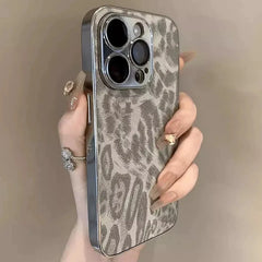 Luxury Leopard Print Phone Case For iPhone 11 12 13 14 15 16 17 18 Pro Max Plus Air Shockproof Bumber Cases Cover