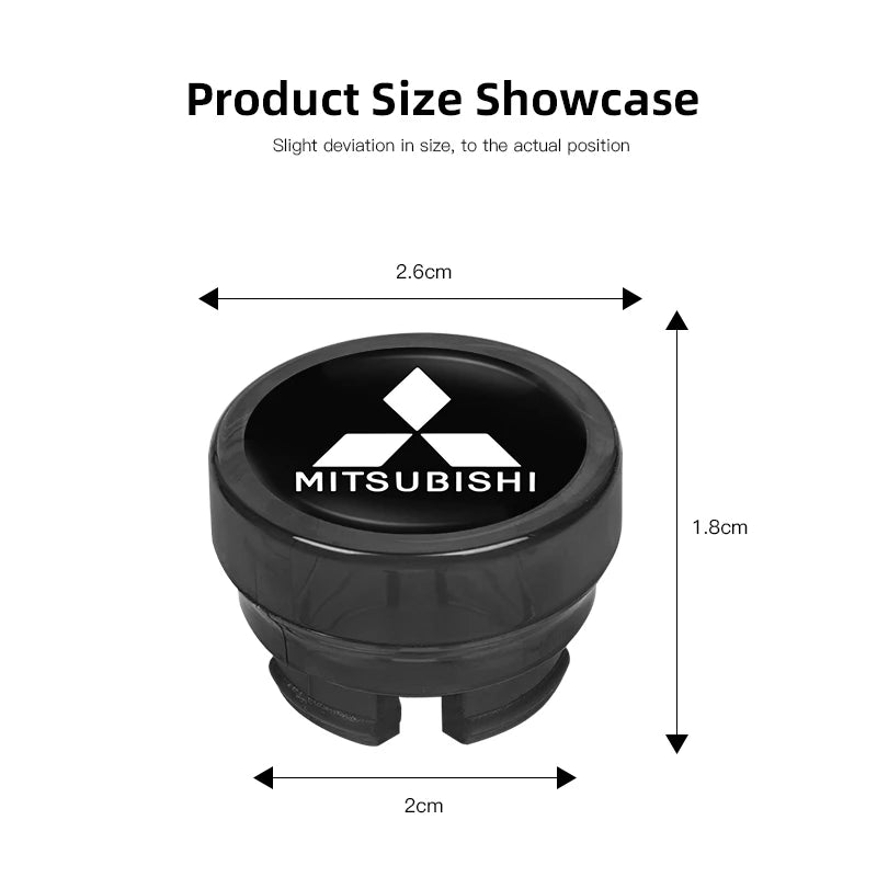 Mitsubishi Cigarette Lighter Dust Cap | Power Port Dustproof Cover Plug additional angle