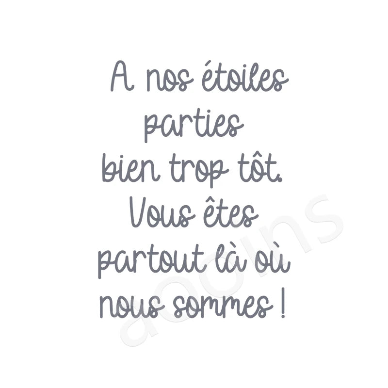 French Lantern Memorial Vinyl Decal Sticker | Wedding and Remembrance Wall Decor alternate view