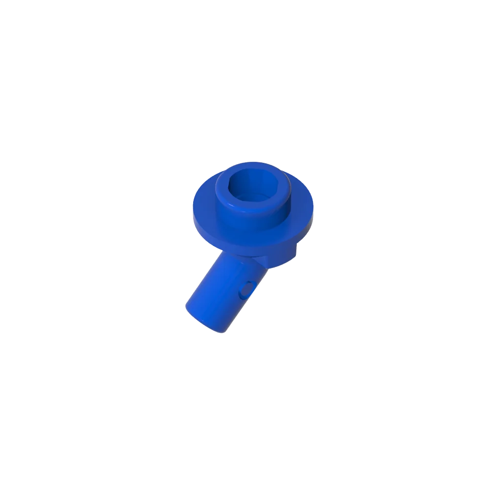 Gobricks GDS-2192 Bar, Angled with Stud on End | Compatible with Lego 65578 Technical close-up view