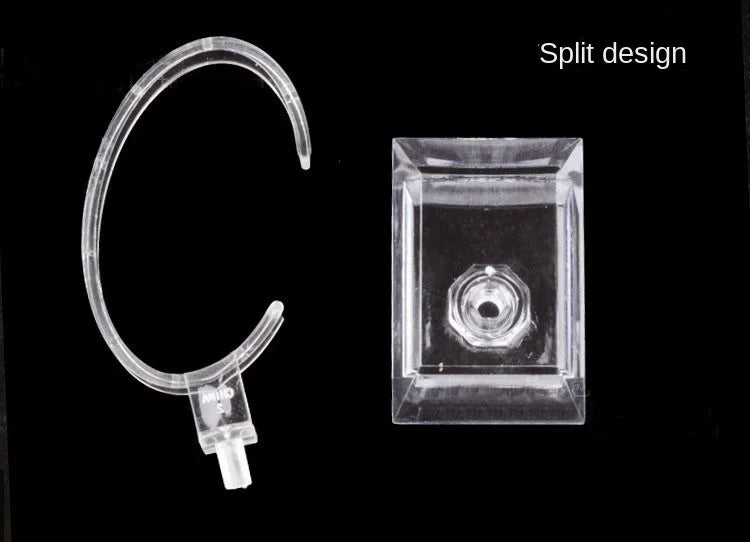 Transparent Watch Display Rack | C-Ring Counter Display for Bracelets detail view