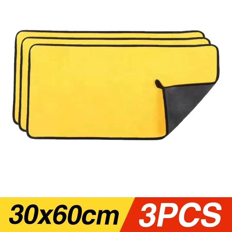 1/3/5/10PCS Car Wash Towels Cleaning Cloth Absorbent Dry Cloth General Purpose Microf alternate view