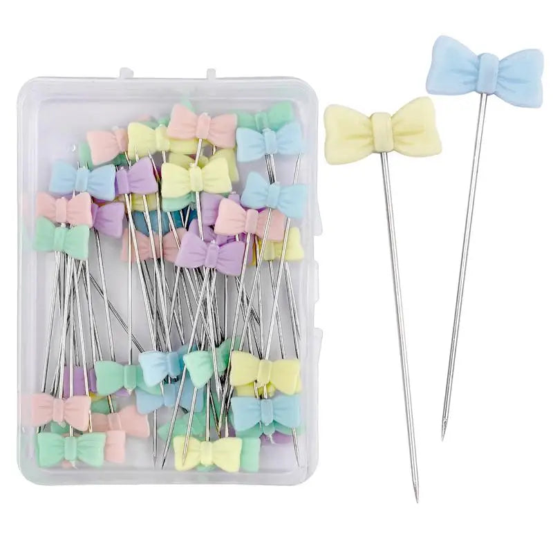 100/50Pcs Patchwork Pins Dressmaking Pins Sewing Embroidery Tools Needle Fixed Metal lifestyle view