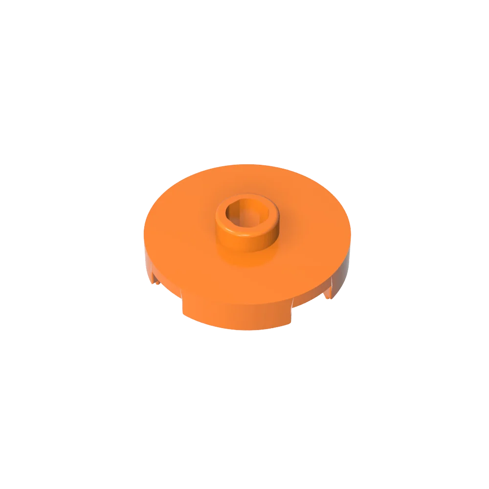 Gobricks GDS-1041 Tile Round 2x2 with Open Stud | Compatible Building Block for DIY E lifestyle view