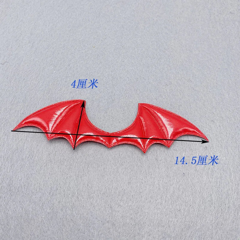 Devil Bat Wings Leather Wings Handmade DIY Jewelry Accessories Halloween Clothing Vam lifestyle view