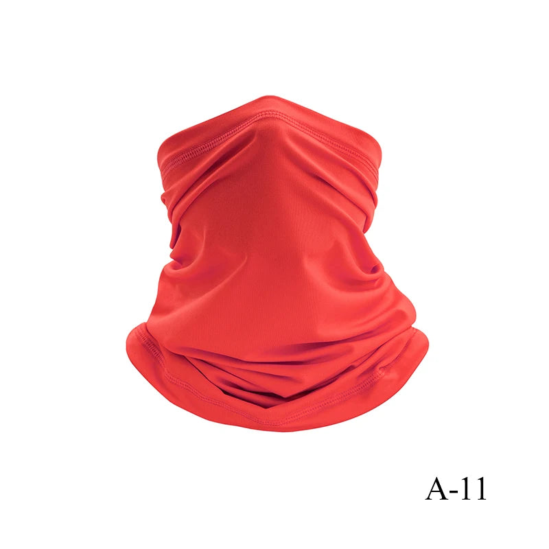 Outdoor UV Protection bandana Scarf Neck Warmer Multifunctional Fishing Hiking Cycling close-up view