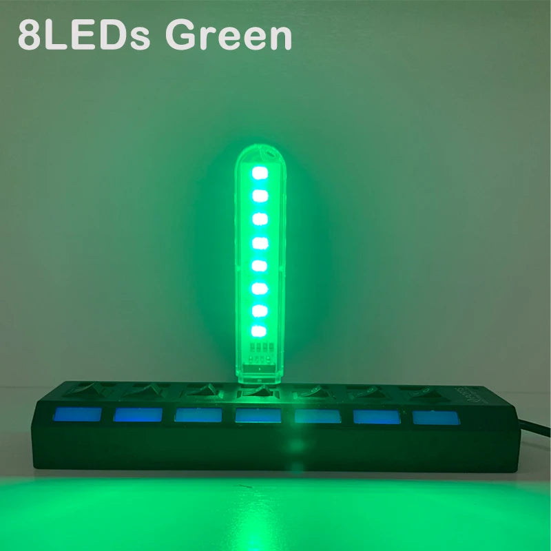 Mini USB LED Desk Lamp | 8 Color Night Light with Eye Protection additional angle