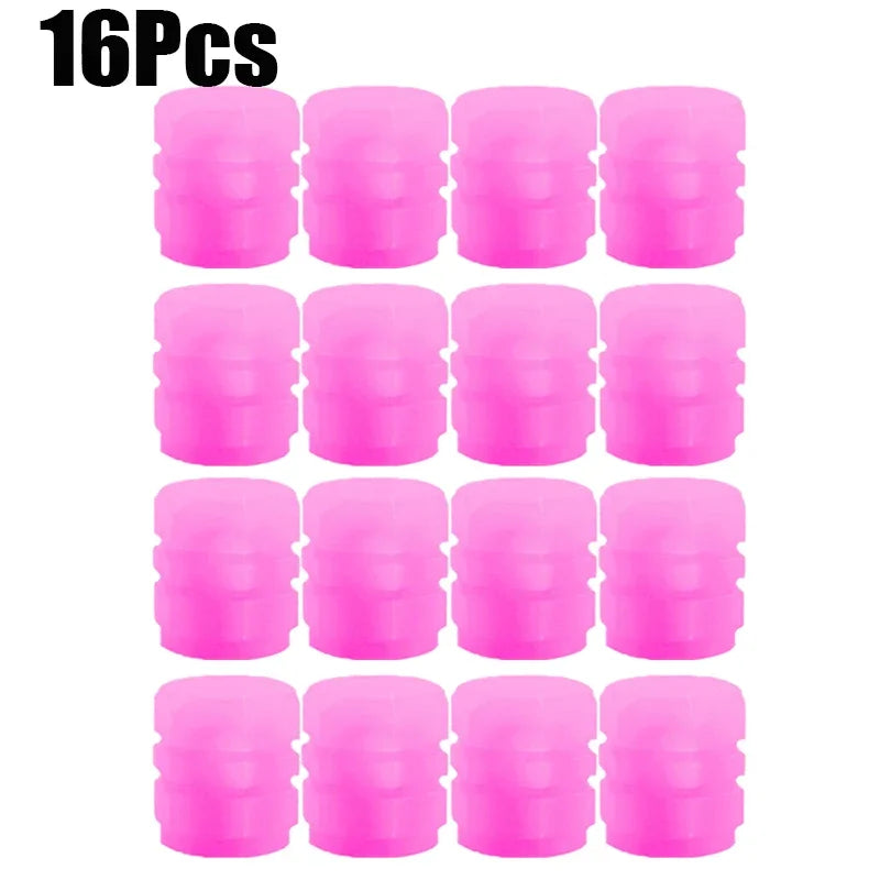Luminous Valve Caps for Car Motorcycle Bike Wheels lifestyle view