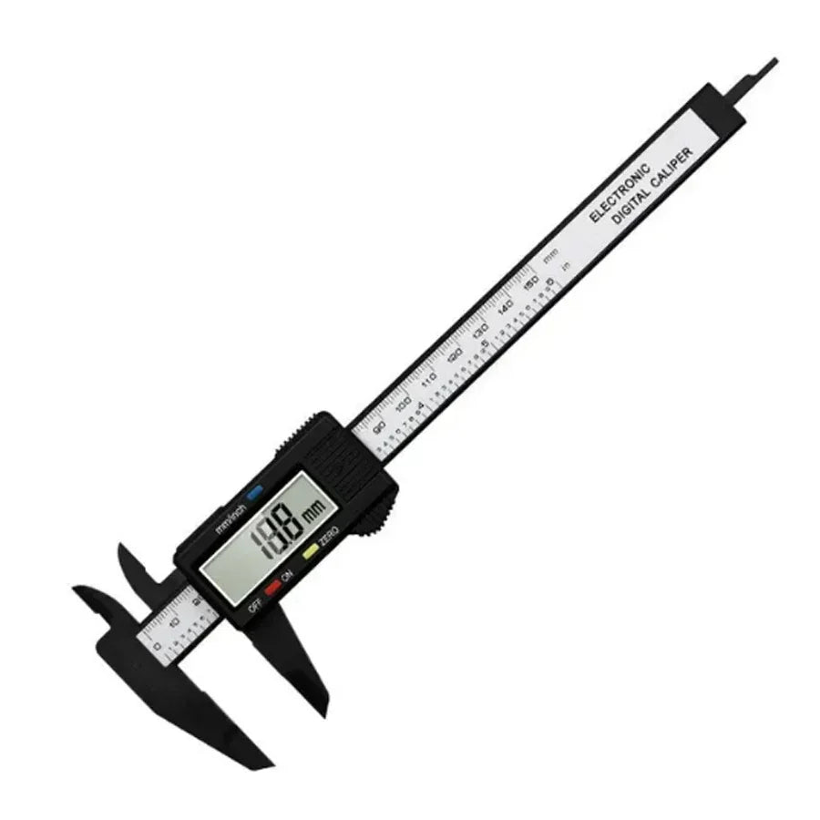 Digital Plastic Vernier Caliper | 0-150mm LCD Display Measuring Tool close-up view