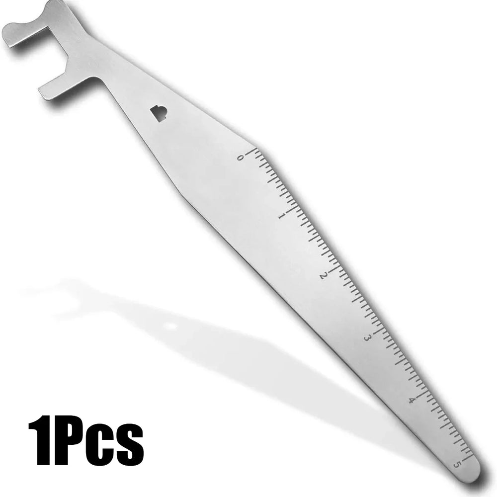 Firefighter Multi-tool Door Opening Lock Pick | Stainless Steel Rescue Tool close-up view