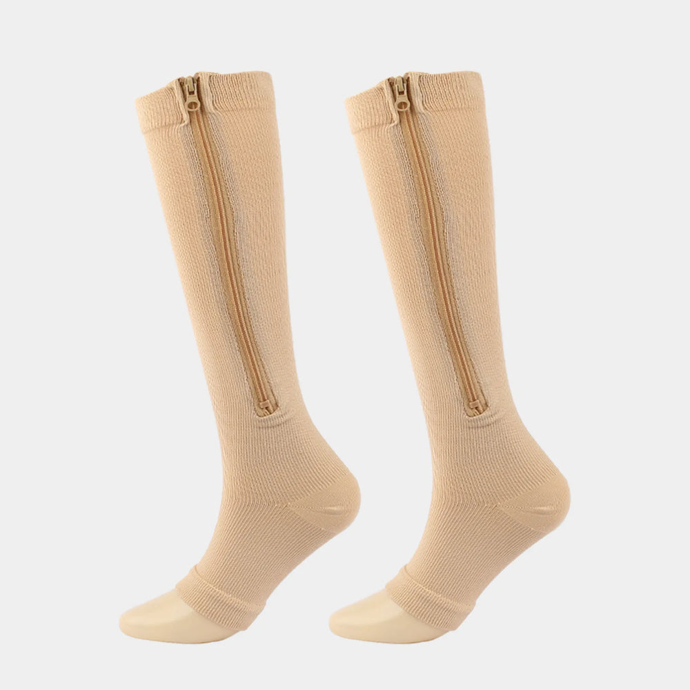 Vein Stretch Socks Women Men High Elasticity Pressure Long Cycling Socks Leg Support detail view