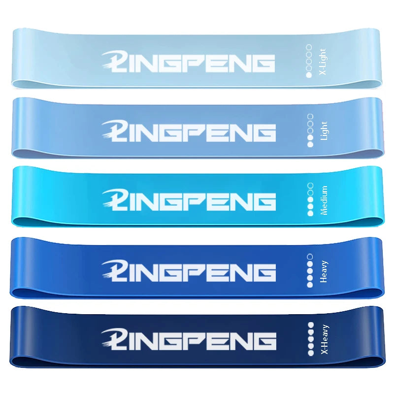 Resistance Loop Exercise Bands Set | 5 Levels Elastic Bands for Strength Training additional angle