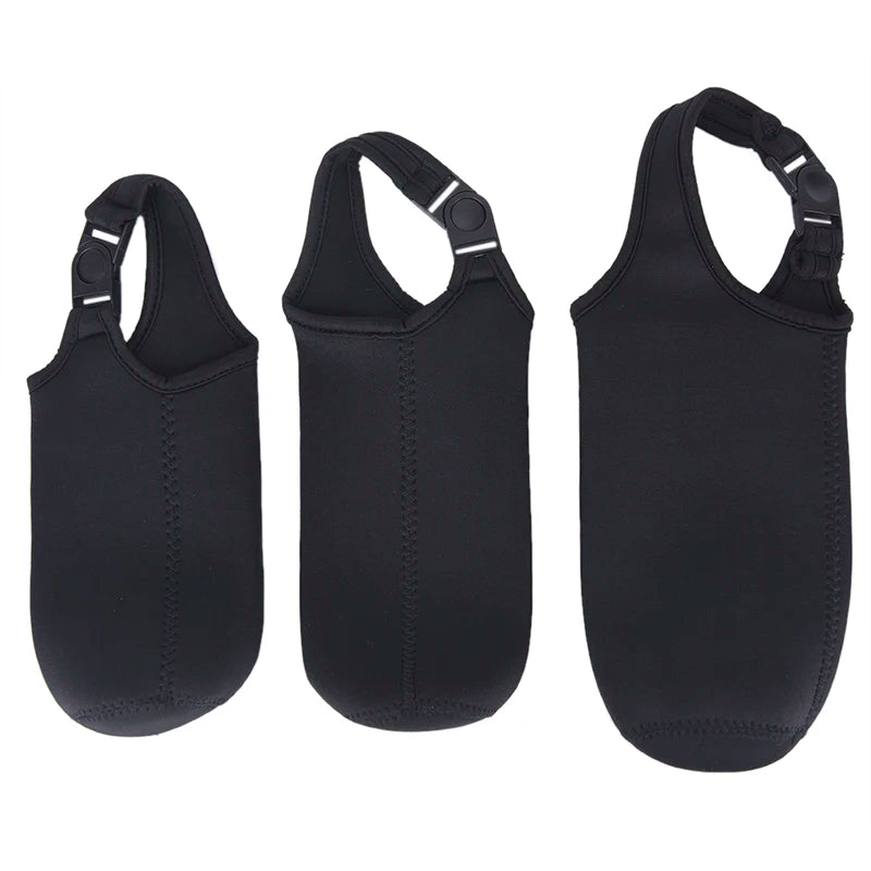 Water Bottle Sleeve Cover Neoprene Insulated Bag Case Pouch Carrier Protector lifestyle view