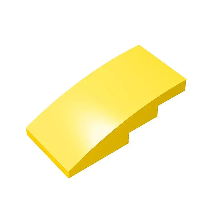 Slope, Curved 4 x 2 Building Block (Gobricks GDS-660) | Compatible with Lego 93606 Pa lifestyle view