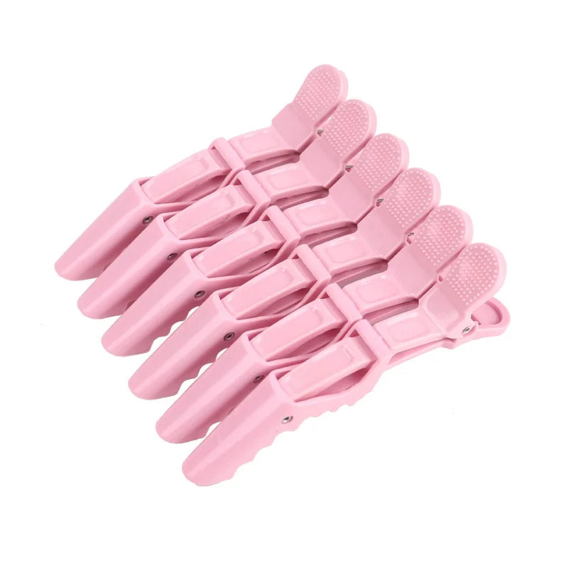 6PCS Alligator Hair Clips Hairdressing Clamps Claws Section Clip Barber Crocodile Hai alternate view