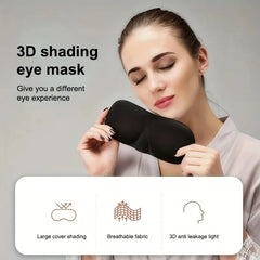3D Sleep Eye Mask | Light Blocking Sleep Aid close-up view