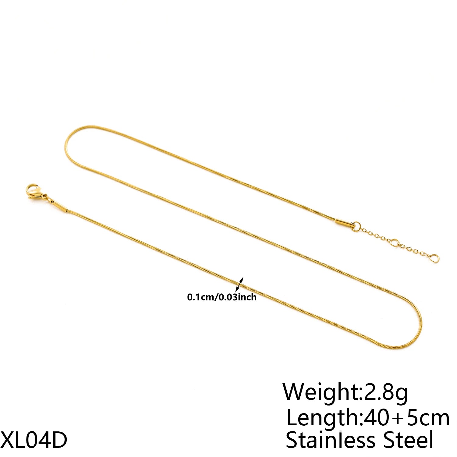 Dainty Gold Layered Bead Chain Necklace | Stainless Steel Star Pendant Jewelry additional angle