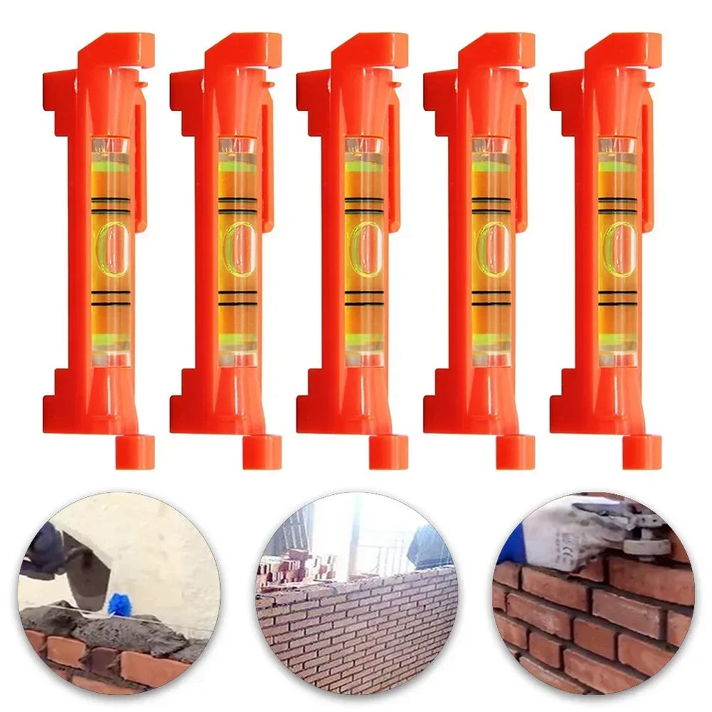 Line Hanging Bubble Level Set | Mini String Level Tool for Construction close-up view