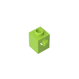 Gobricks GDS-2196 Technical Brick 1 x 1 with Axle Hole | Building Block for Lego detail view