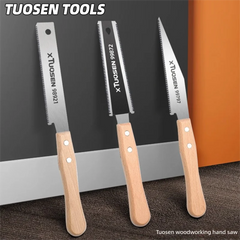 6-inch Double-sided Hand Saw | Flexible Flush Cutting Tool for Woodworking