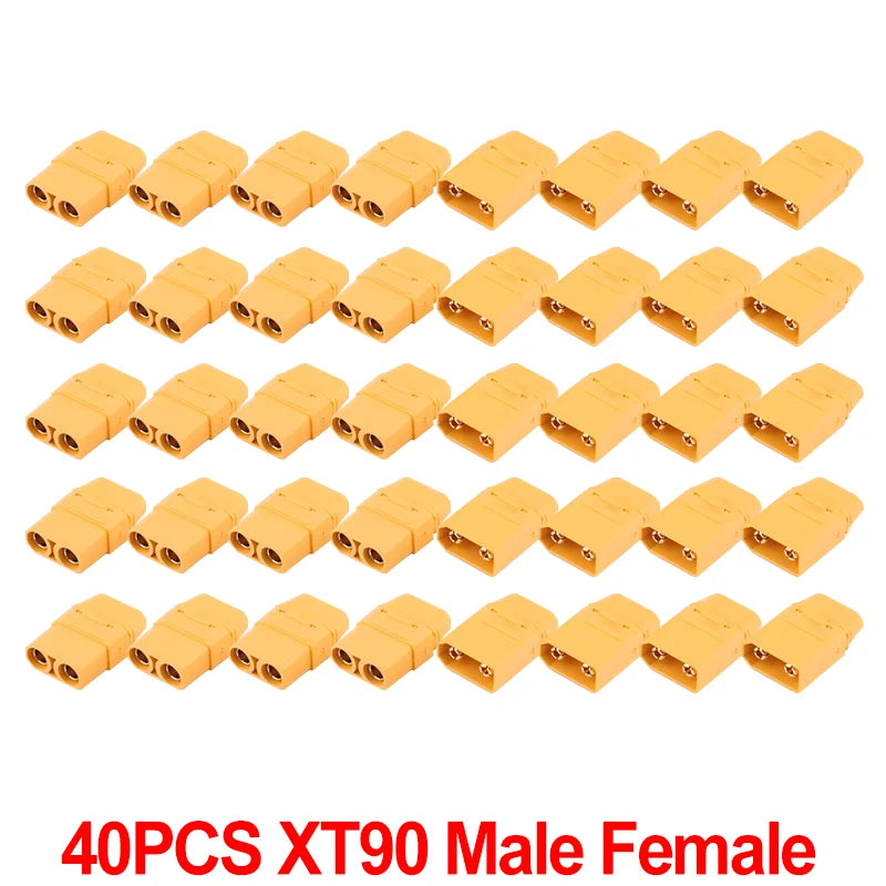 XT90 Plugs Male Female Connectors Copper Bullet Wire Connectors Welding Terminal Powe alternate view