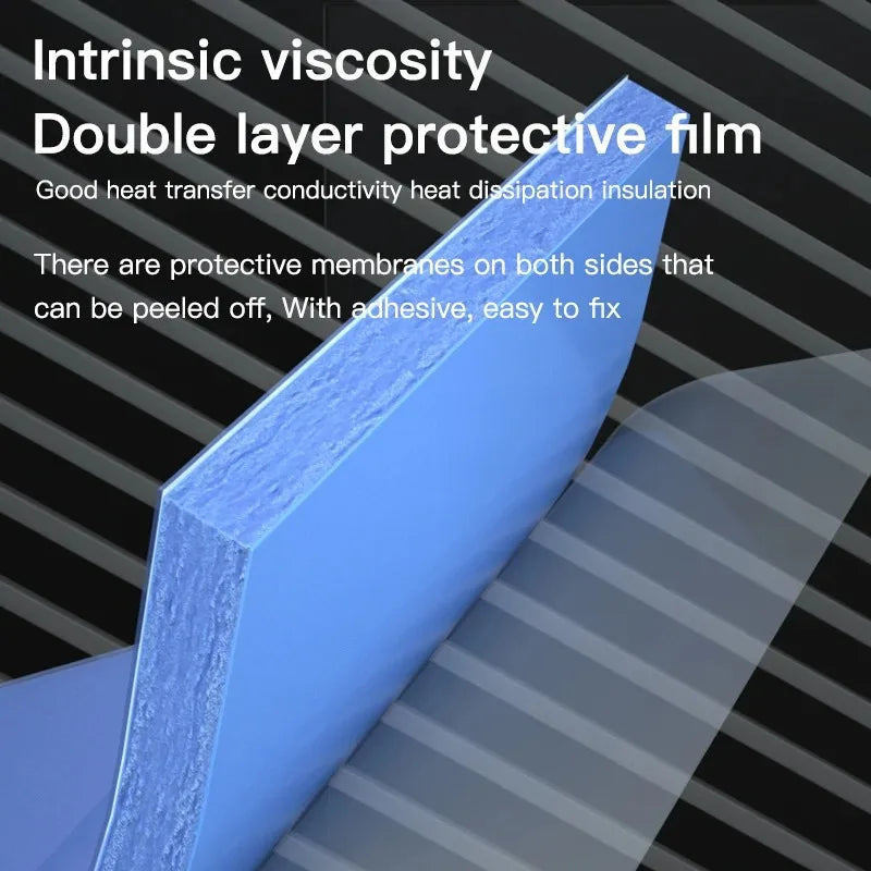 100 Pcs Thermal Insulating Silicone Sheets | High Temperature Repair Mat for Motherbo lifestyle view