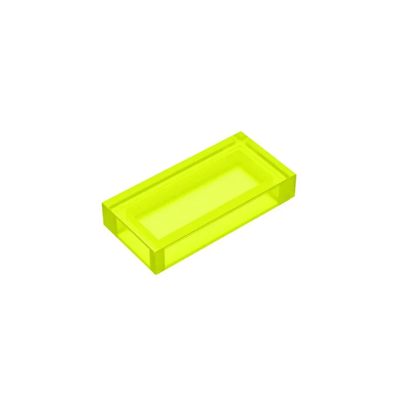 Gobricks GDS-566 Tile 1 x 2 with Groove | Compatible Building Block alternate view