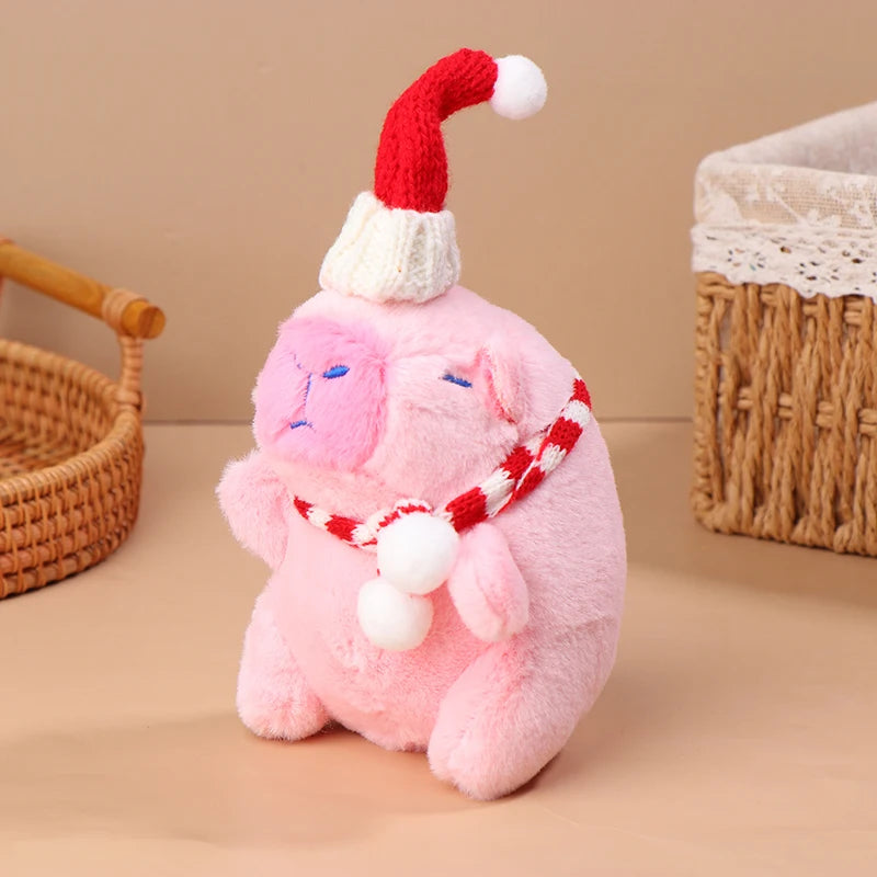 Capybara Plush Keychain | Cartoon Bag Pendant and Car Keyring lifestyle view