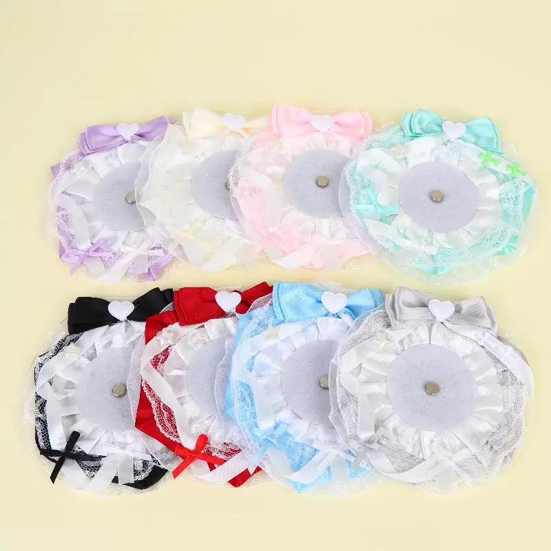 Cute Lolita Badge Display Holder For Ita Bag Anime Handmade Badge Rosette Accessory Deco detail view