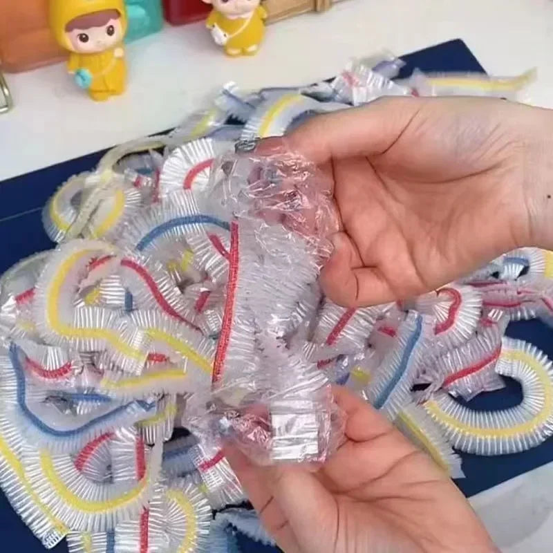 Cover Elastic Plastic Shower Cap Food Grade Storage Bag Kitchen Organizer Cling Film alternate view