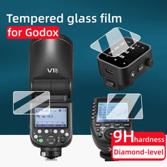 9H Tempered Film Glass Screen Protector Cap for Godox iT30Pro V480 V350 V1 V1Pro V685II V850III V860III TT600 XPro X3 V100 X3Pro