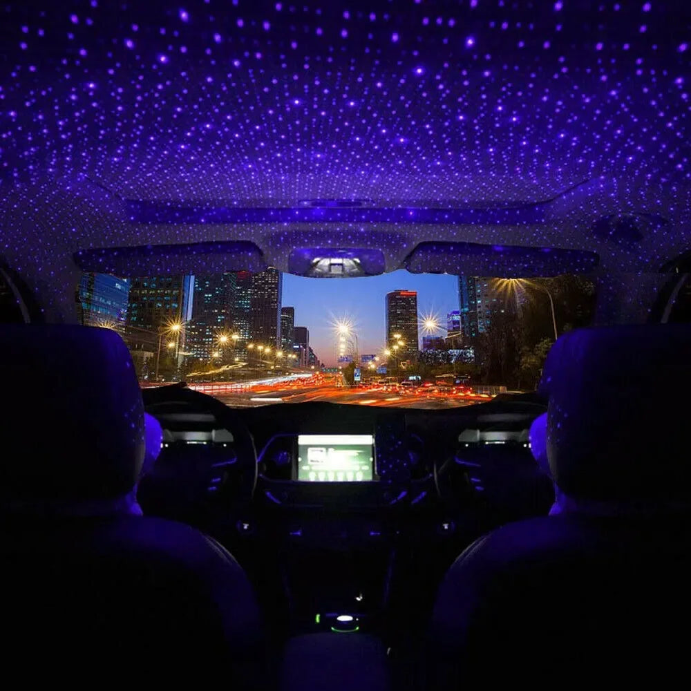 Mini LED Car Roof Star Night Light Projector | USB Galaxy Atmosphere Lamp alternate view