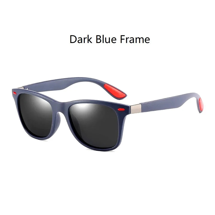 Square Unisex Driving Fishing Sunglasses Men Women Brand Designer Sun Glasses Anti- additional angle