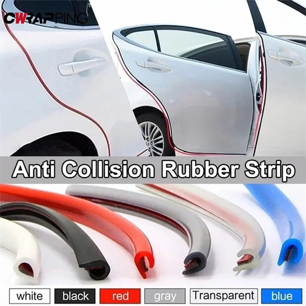 Transparent PVC Car Door Edge Sealing Strip 5M additional angle