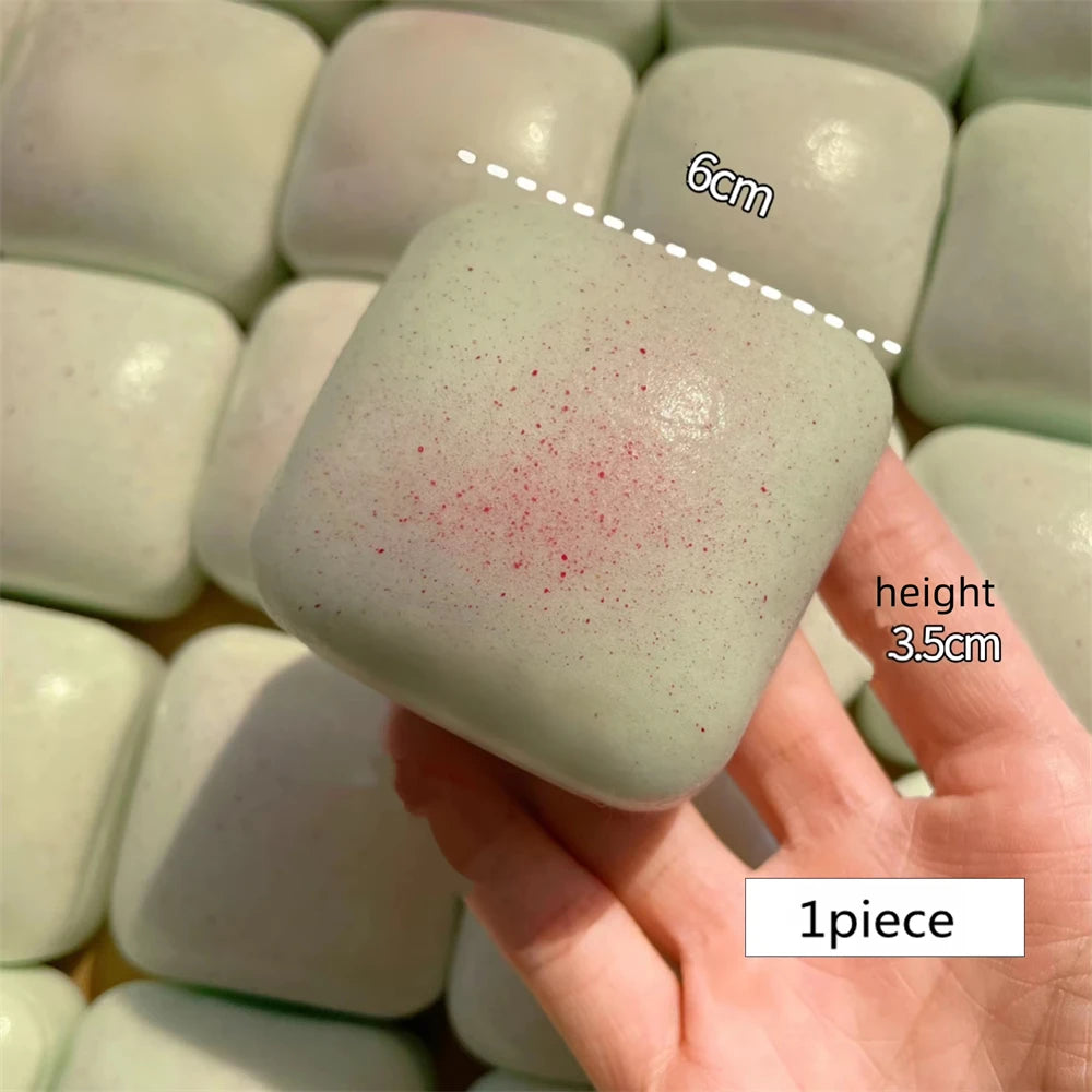 Squishy Simulated Square Bread Squeeze Toy Stress Relief Slow Rising Small Toast Sensory detail view