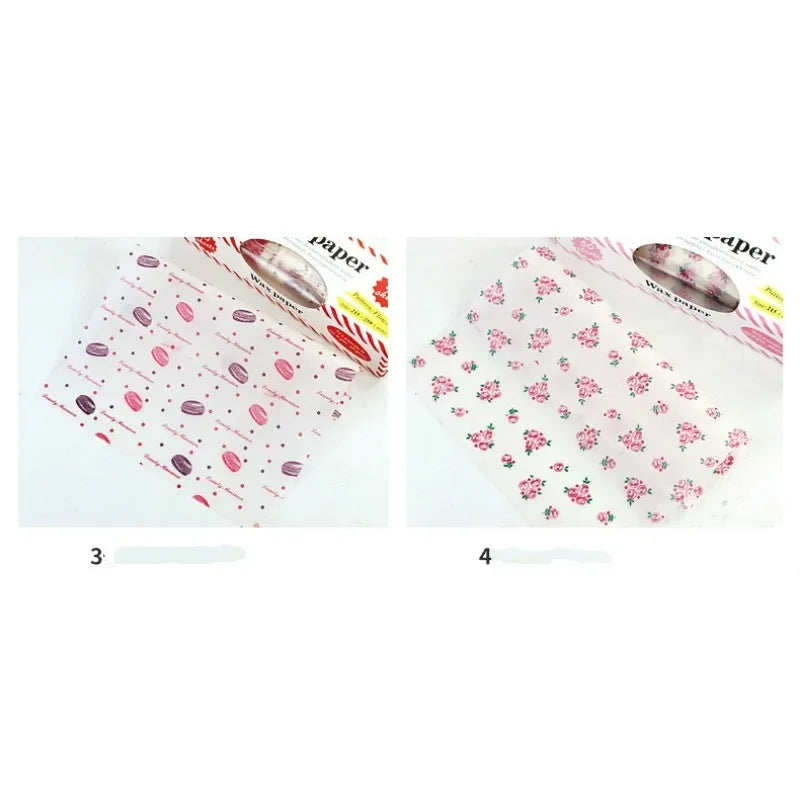 50Pcs Food Grade Wax Paper Wrap | Non-Stick Greaseproof Kitchen Paper for Sandwiches lifestyle view