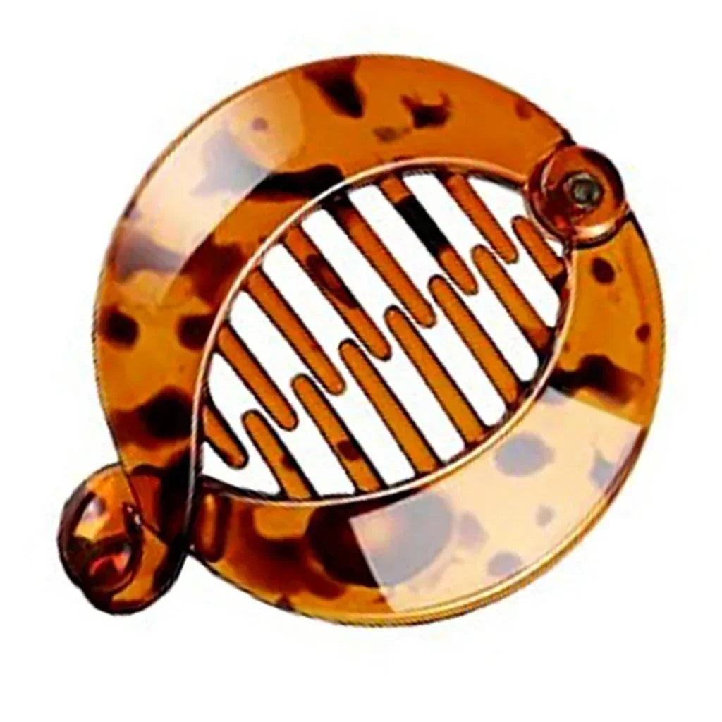 Small Round Shape Ponytail Hair Claw Clip Women Girls Banana Clip Crab Black Brown Ponytail Holder Pro Hair Styling Accessories