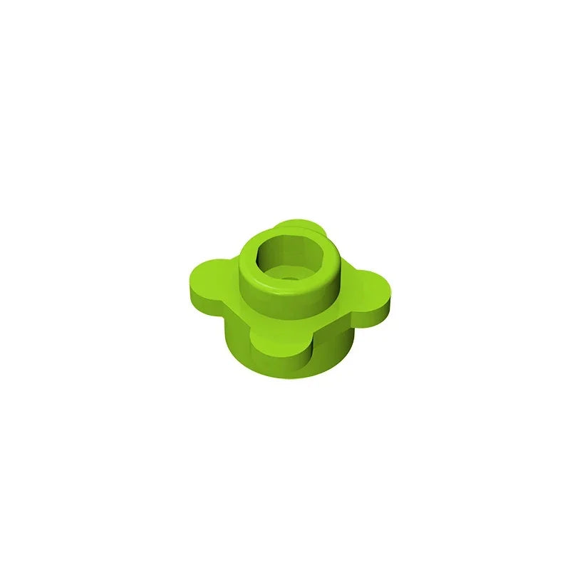Gobricks GDS-839 Plate Round 1x1 with Flower Edge | Compatible with Lego 33291 28573 alternate view