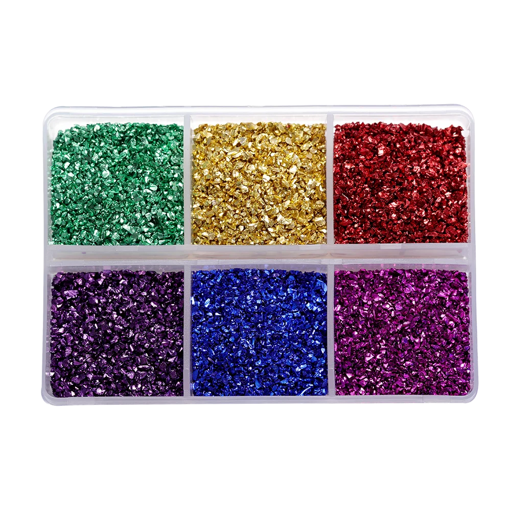 30g/Box Crushed Glass Stones Resin Filling Irregular Broken Stone for DIY Epoxy Resin alternate view