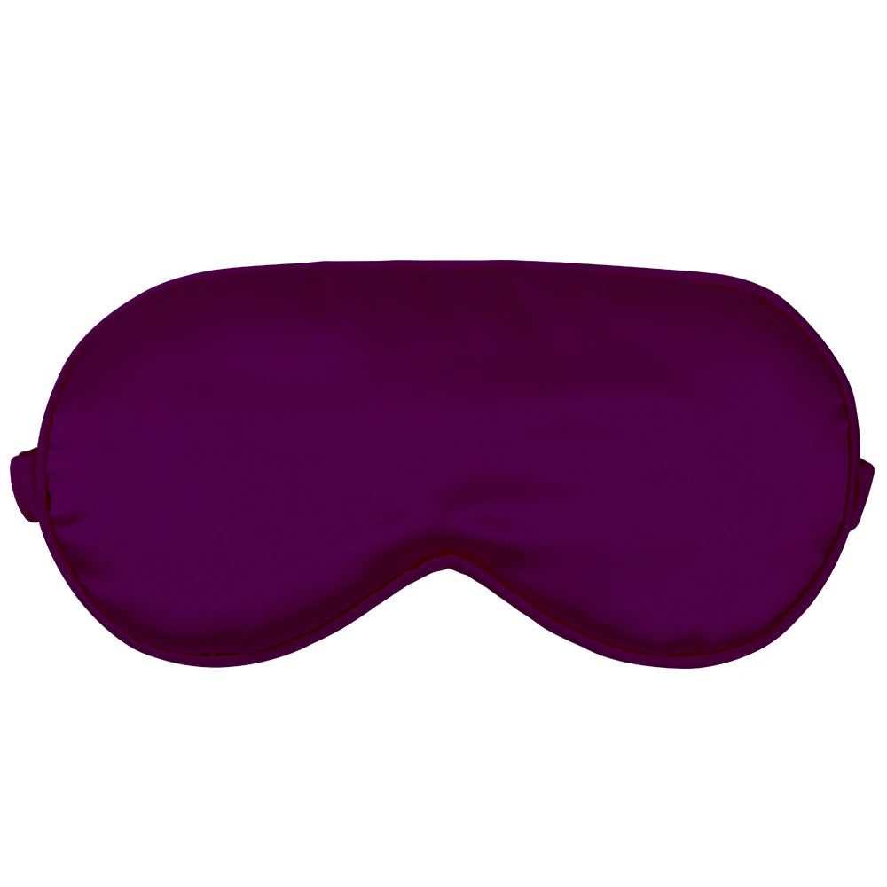 Imitated Silk Sleep Eye Mask | Soft Light Blocking Travel Eyeshade close-up view
