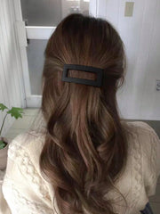 French Hair Barrette Clip for Women Girls,Caramel,Automatic Clasp Strong Hold No Slip Durable Styling Hair Accessories Hair Pins