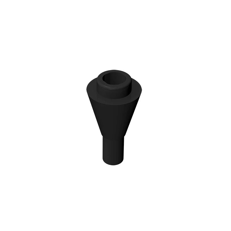 Gobricks GDS-1138 Cone 1 x 1 Inverted with Bar | Building Block for DIY Creations lifestyle view