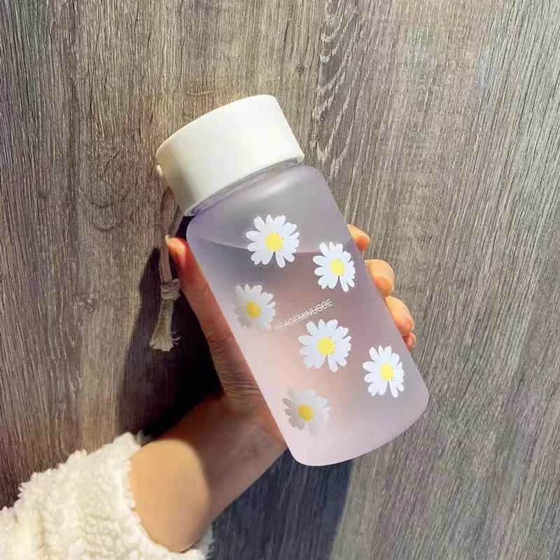 400ml Drinkware Daisy Custom Water Bottle Stainless Steel Thermos Bottle Drink Item additional angle